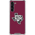 Texas A&M University Black Logo Galaxy S23 FE Clear Case